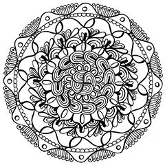 Mandala színező