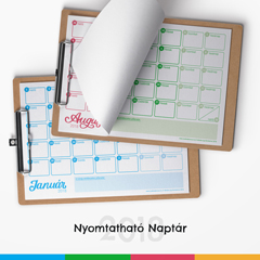 Nyomtatható naptár 2018