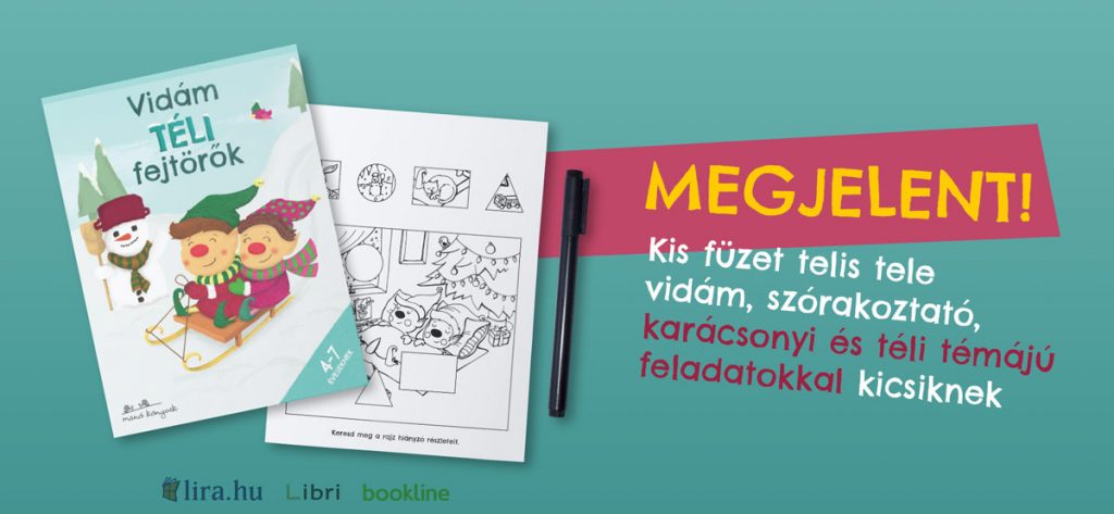 Vidám téli foglalkoztató füzet Vidám téli foglalkoztató füzet