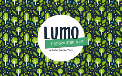 Legújabb betűtípusom: Lumo, most ingyen letölthető