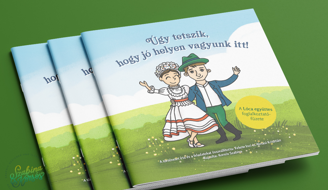 Foglalkoztató füzet gyerekeknek a Lóca együttes megbízásából